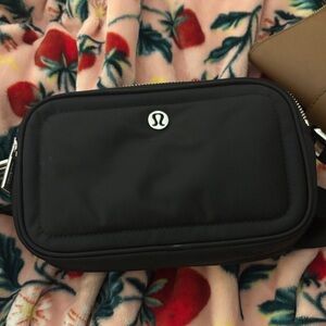 Lululemon Black Zip Crossbody Bag